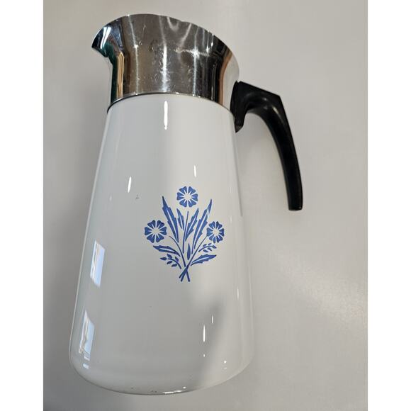 Vintage Corning Coffee Percolator Stove Top 10 cup coffee pot - Picture 2 of 7